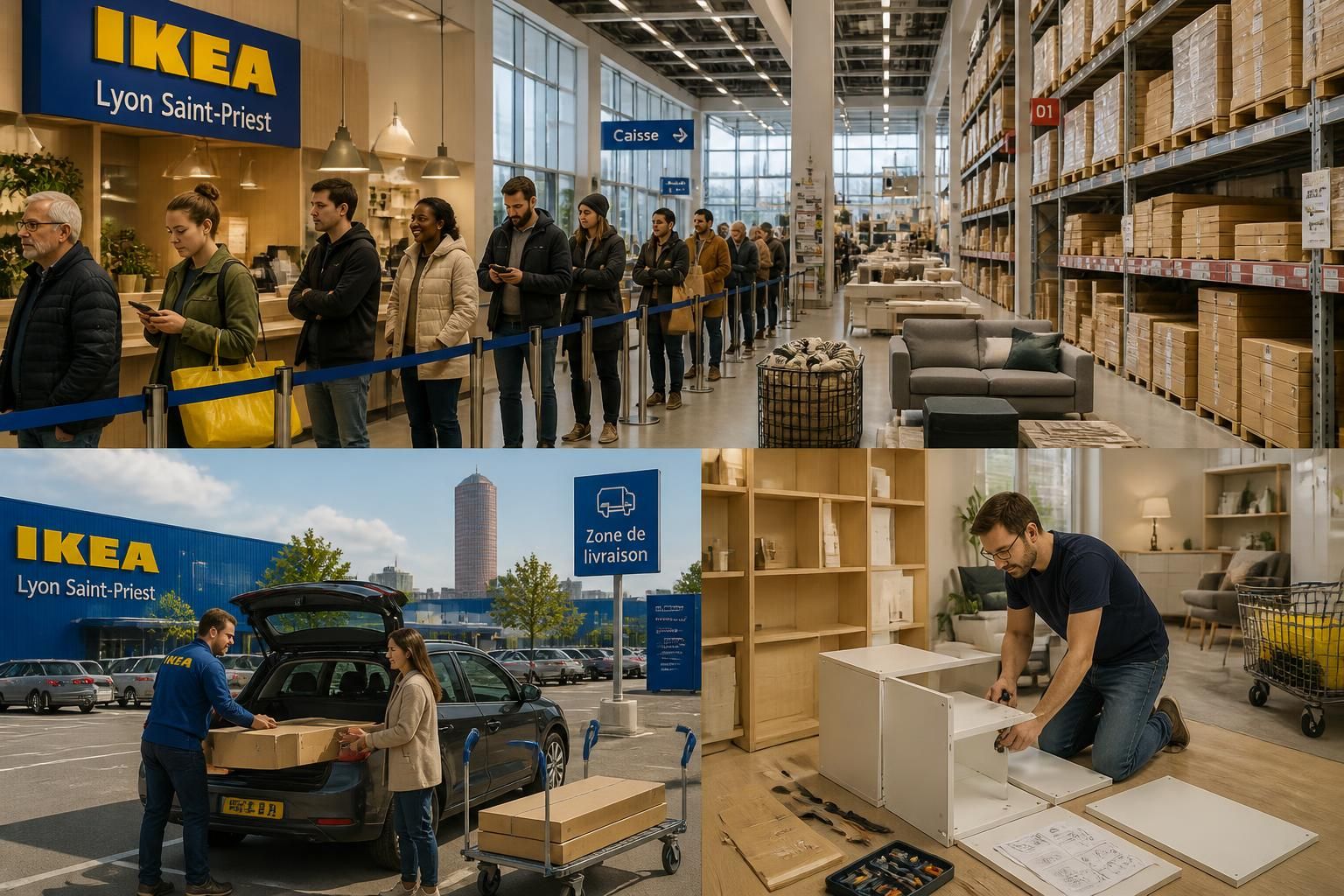 découvrez les témoignages clients d'ikea lyon saint-priest sur la disponibilité des stocks, les services de livraison et le montage des meubles pour une expérience d'achat optimale.