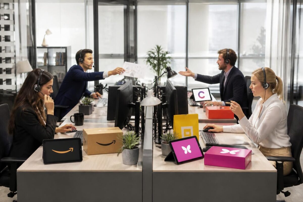 comparez le service client amazon avec ceux de cdiscount, fnac et veepee dans ce duel sav. découvrez qui offre la meilleure assistance et expérience après-vente.