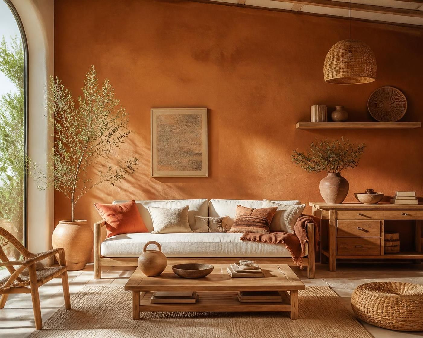 découvrez comment sublimer votre décoration avec la terracotta en associant l'ocre brûlée et les tons terreux pour une ambiance chaleureuse et naturelle.