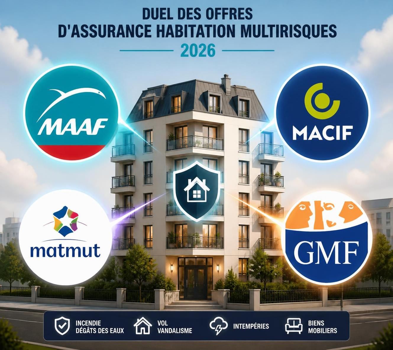 d&eacute;couvrez une comparaison compl&egrave;te entre maaf habitation, macif, matmut et gmf dans le duel des assurances multirisques pour prot&eacute;ger votre logement au meilleur prix.