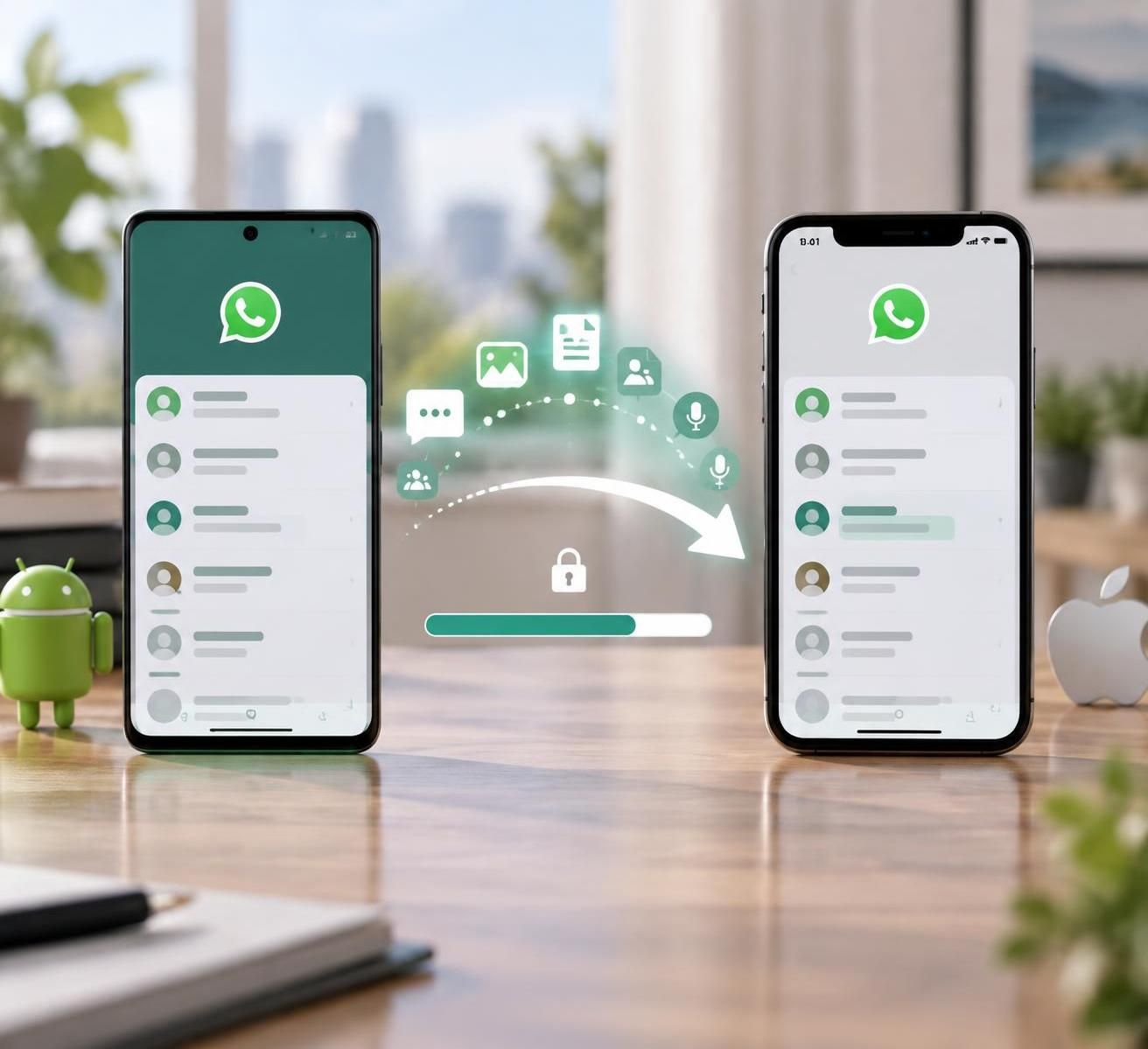 découvrez comment transférer gratuitement vos messages whatsapp d’un android vers un iphone, étape par étape, avec les méthodes disponibles.